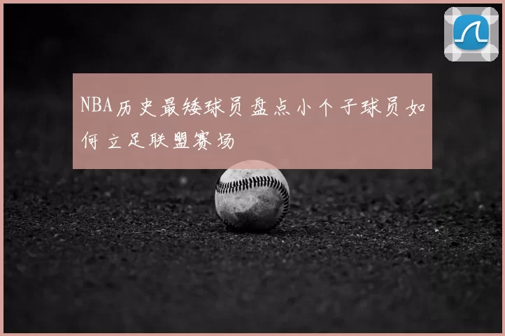 NBA历史最矮球员盘点小个子球员如何立足联盟赛场